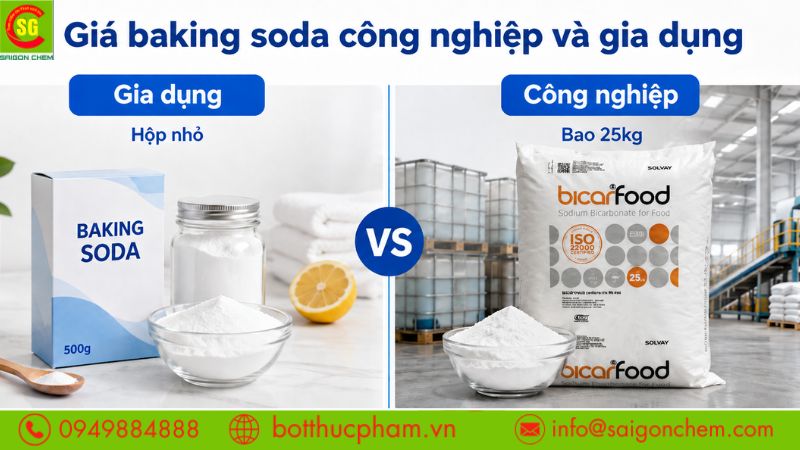 baking soda gi&aacute; bao nhi&ecirc;u 1kg